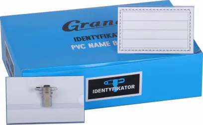 Jmenovka s klipem Sakura 50 ks