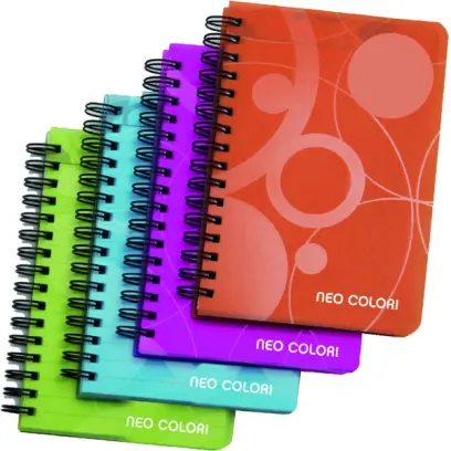 Blok spirálový A5 linka 70 listů Neo colori růžový