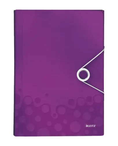 Aktovka s přihrádkami Leitz Wow fialová