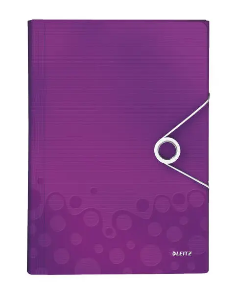 Aktovka s přihrádkami Leitz Wow fialová