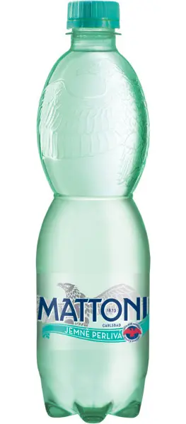 Voda Mattoni jemně perlivá 12 x 0,5 l