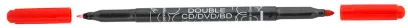 Popisovač nestíratelný 3616 červený Double na CD