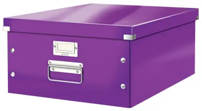Krabice C&S univerzální L fialová