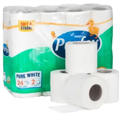 Papír toaletní Perfex dvouvrstvý bílý 24 ks