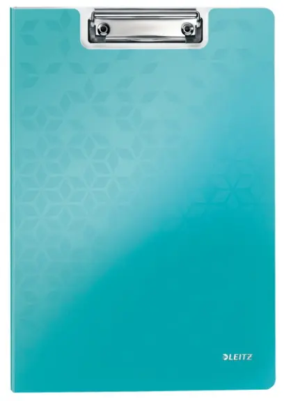 Deska s klipem A4 dvojitá Leitz Wow tyrkysová
