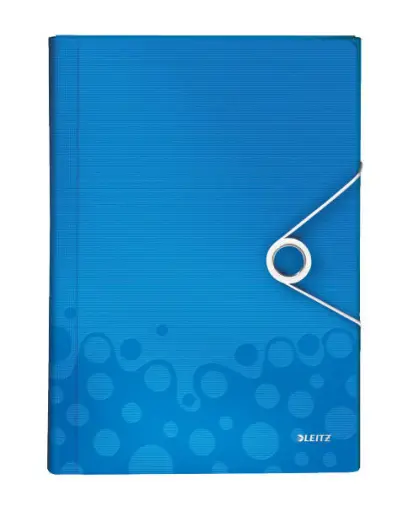 Aktovka s přihrádkami Leitz Wow modrá