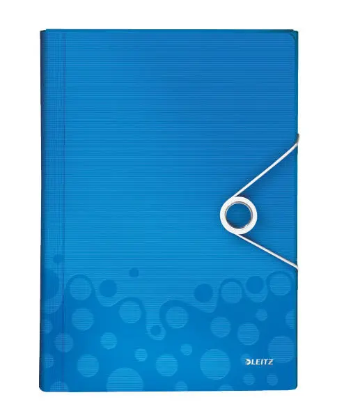 Aktovka s přihrádkami Leitz Wow modrá