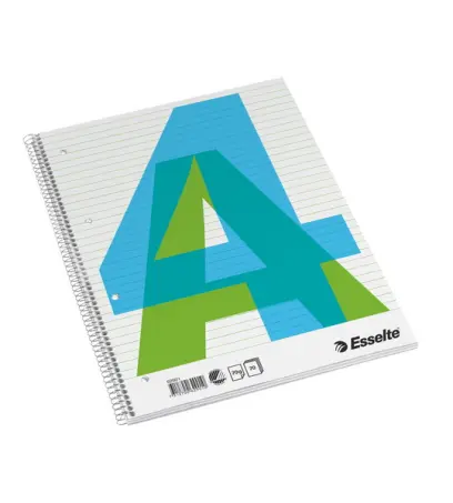 Blok spirálový A4 linka 70 listů Esselte