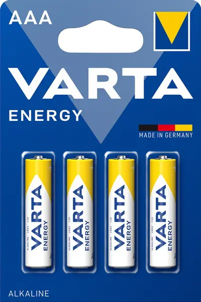 Baterie alkalická AAA/R03 Varta Energy 4 ks