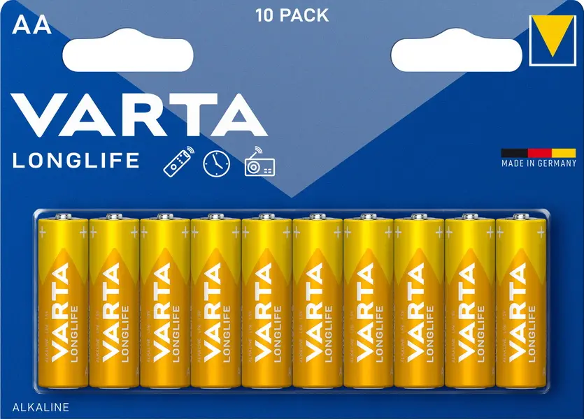 Baterie alkalická AA/R06 Varta Energy 10 ks