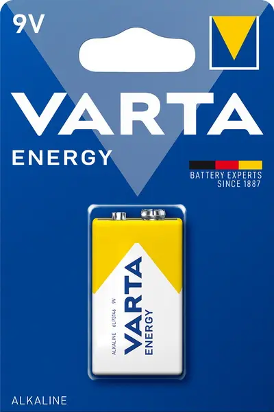 Baterie alkalická 6F22 Varta Energy 1 ks