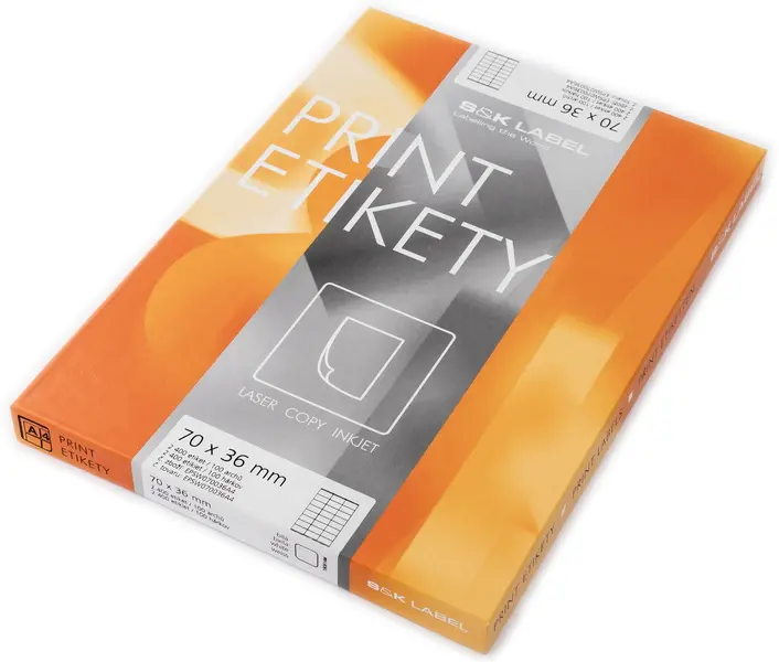 Etikety samolepicí 98 x 25,4 mm 100 archů Print