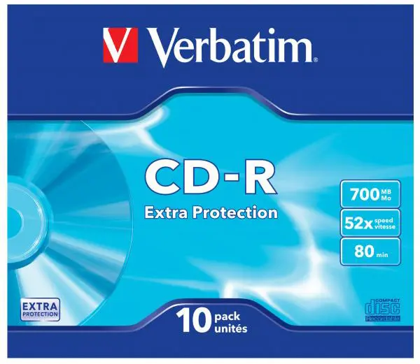 CD-R Verbatim DL 700 MB slim box 1 ks