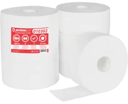 Papír toaletní Jumbo 230 mm šedý 6 ks