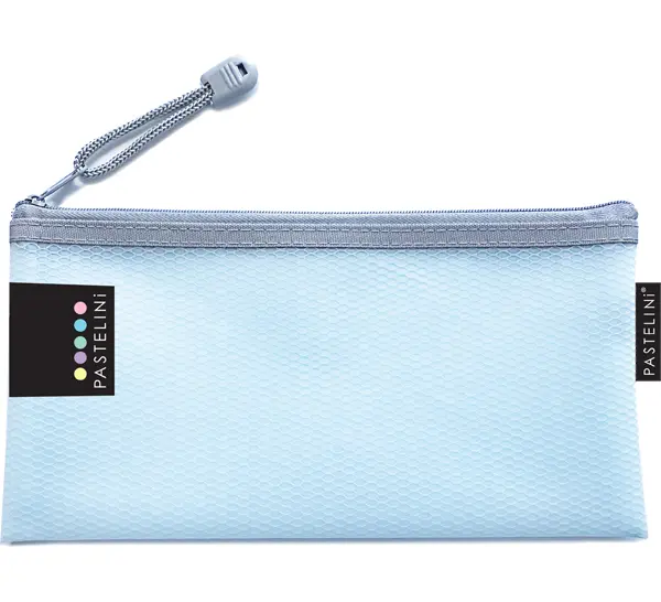 Obálka DL se zipem Pastelini síťovaná modrá