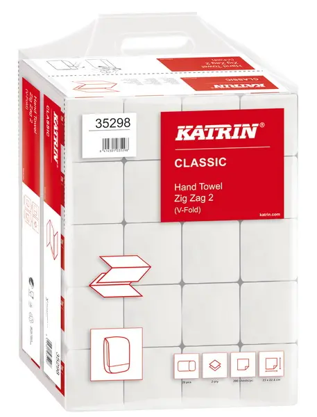 Ručník ZZ 230 x 224 mm Katrin Classic dvouvrstvý 4000 ks