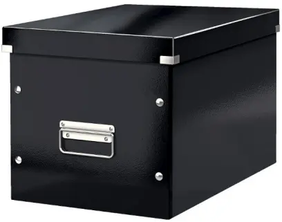 Krabice C&S čtvercová A4 černá
