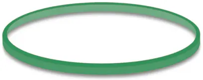 Gumičky zelené 4 cm 1 kg