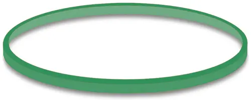 Gumičky zelené 4 cm 1 kg