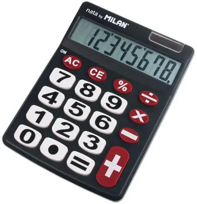 Kalkulátor Milan 151708BL 8 černý
