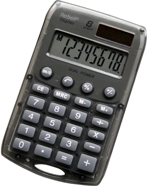 Kalkulátor Rebell Starlet šedý