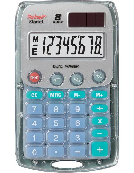 Kalkulátor Rebell Starlet transparent