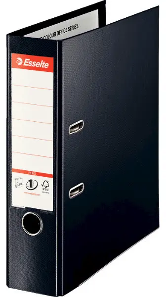 Pořadač pákový 80 mm Vivida plastový černý