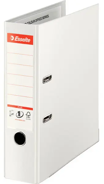 Pořadač pákový 80 mm Vivida plastový bílý