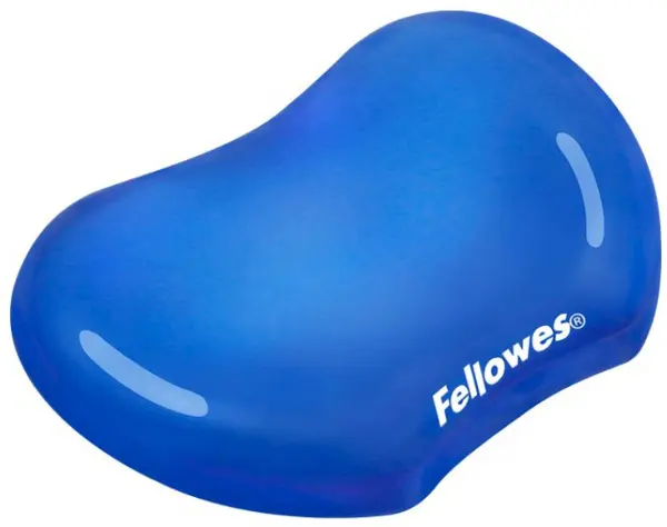 Podložka pod zápěstí gelová Crystal modrá