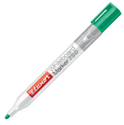 Popisovač na bílé tabule Luxor 750/3384 zelený