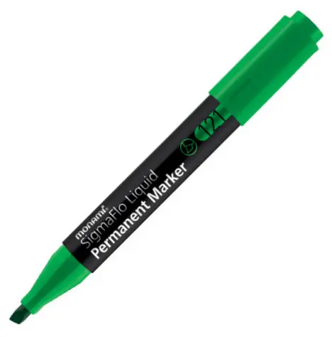 Popisovač nestíratelný Monami 121-D zelený