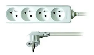 Přívod prodlužovací 5 m 4 zásuvky