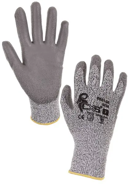 Rukavice protipořezové Cita šedé vel. 8