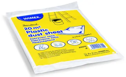 Fólie zakrývací 4 x 5 m, 7 mic. HDPE