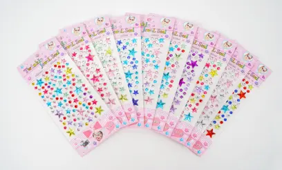 Kamínky samolepicí 05 hvězdy 10 ks