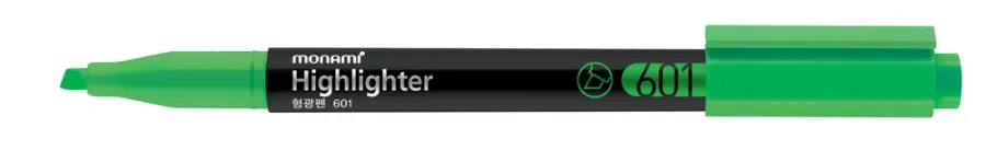 Zvýrazňovač Monami 601-K zelený