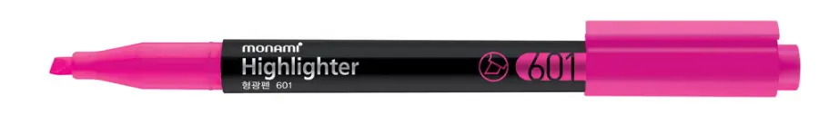 Zvýrazňovač Monami 601-P růžový