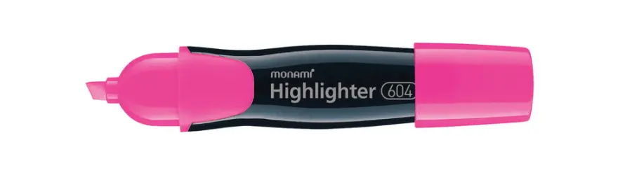 Zvýrazňovač Monami 604-P růžový