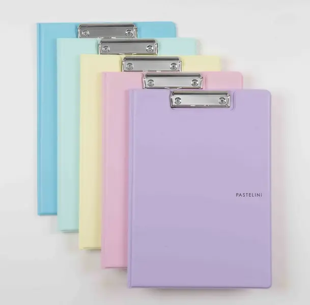 Deska s klipem A4 dvojitá Pastelini fialová