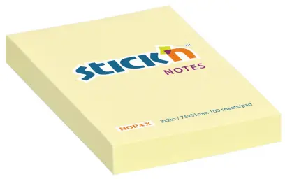 Blok samolepicí 76x51 mm 100 lístků žlutý