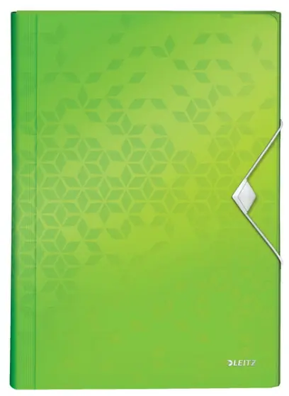 Aktovka s přihrádkami Leitz Wow zelená