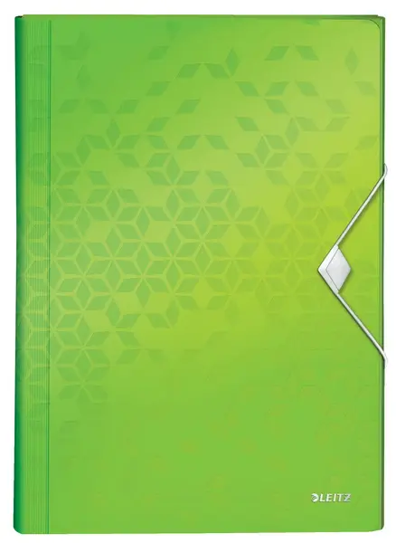 Aktovka s přihrádkami Leitz Wow zelená