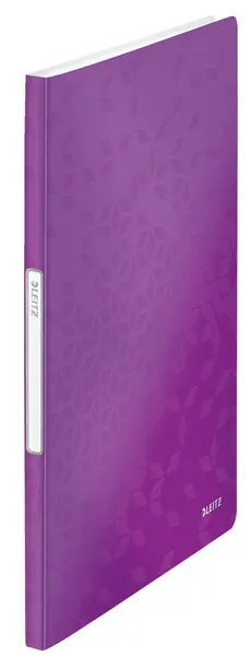 Kniha katalogová Leitz Wow 20 kapes purpurová