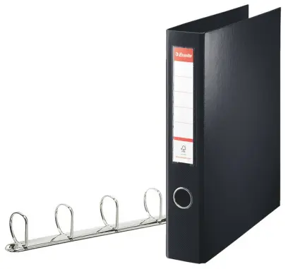 Pořadač 4 kroužkový 60 mm A4+ Vivida Maxi černý