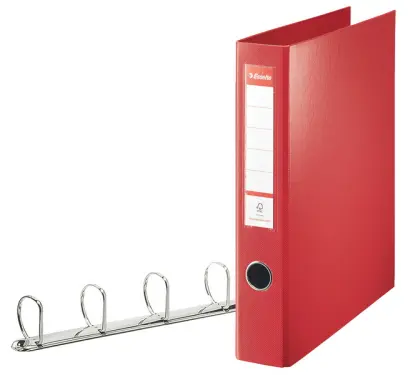 Pořadač 4 kroužkový 60 mm A4+ Vivida Maxi červený