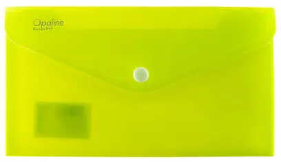 Obálka DL s drukem Opaline zelená světlá