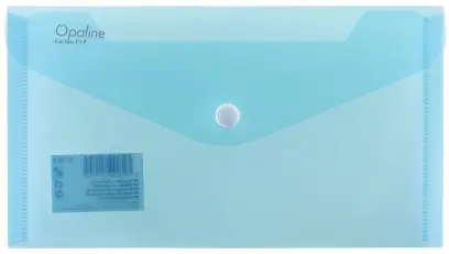 Obálka DL s drukem Opaline modrá světlá