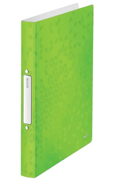 Pořadač 2 kroužkový 40 mm Leitz Wow zelený