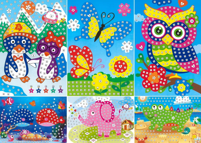 Mozaika pěnová Kids 6 ks 02