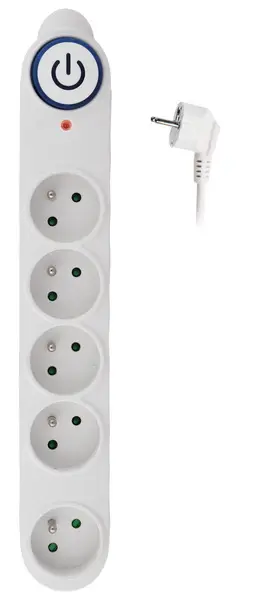 Ochrana přepěťová 5 zásuvek 3 m